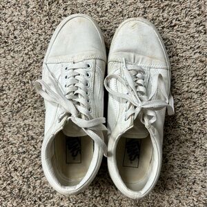 white old school vans
